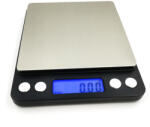 JADO Cântar digital KL-i2000 până la 500g cu precizie de 0, 01g NEGRU