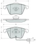 MTR set placute frana, frana disc MTR MT469 - automobilus