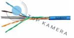 Schrack U/UTP Cat. 6, HSKU423P15, 4x2xAWG23/1, 300MHz, PVC, Eca, kék (HSKU423P15)