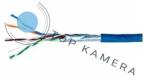 Schrack kábel F/UTP Cat. 5e, HSEKF424H1, 4x2xAWG24/1, LS0H, Eca, kék, doboz (HSEKF424H1)