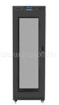 Lanberg 19" szabadon álló rack szekrény 37U/600X800 perforált ajtó, lapraszerelt, LCD kijelző, fekete V2 (FF01-6837-23BL) (FF01-6837-23BL)