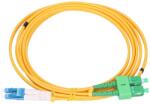 Extralink PATCHCORD LC/UPC-SC/APC SM G. 657A1 DUPLEX 3.0MM 2M - 2 m cablu InfiniBand/fibră optică 2x SC 2x LC FTTH Galben (EX.1384)