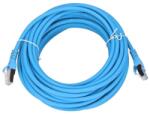 Extralink LAN patchcord CAT. 6A S/FTP 10m 10G shielded foiled twisted pair bare copper BLUE (EX.6594)