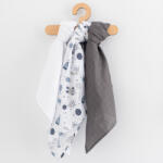  Muszlin pelenka New Baby 60x80 cm 3 db FIÚ