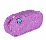 OXFORD Penar Oxford Floral, tip etui oval, 1 clapa, culoare mov inchis 400160960 Penar