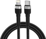 Wozinsky WNBCL2 USB Type-C/Lightning 30W 2 m Negru