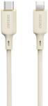 Dudao Husa Dudao L7SCL USB-C - Lightning cable 30W 1m - beige - vexio