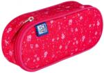 OXFORD Penar Oxford Floral, tip etui oval, 1 clapa, culoare roz inchis 400160909 Penar