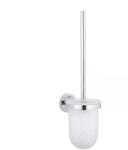 GROHE Perie WC din sticla mata Grohe Essentials cu suport crom lucios (40374000)