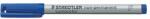 STAEDTLER Alkoholmentes marker, OHP, 0, 6 mm, STAEDTLER "Lumocolor 316 F", kék 316-3 (316-3)