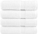 vidaXL Премиум кърпи за баня SOLUND 4 бр бели 70x140 см 600 gsm (137129)