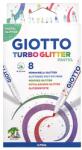 GIOTTO Filctoll GIOTTO Turbo Glitter csillámos pasztell 8 darabos készlet 426300 (426300)