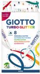 GIOTTO Filctoll GIOTTO Turbo Glitter csillámos 8 darabos készlet 425800 (425800)