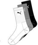 PUMA sportzokni 3 pár/csomag, fehér/szürke/fekete 47-49 (PUM-88035510-4749)