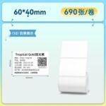 NIIMBOT 6040mm / 690pcs/roll Thermal Label White T6040-690 (T6040-690)