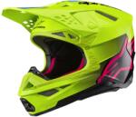 Alpinestars Supertech S-M10 Unite motokrossz bukósisak fluo sárga-fekete-rózsaszín