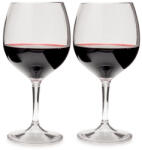 GSI Outdoors Pahare pliabile din plastic pentru vin roșu 2 × 444 ml Pahar