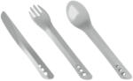 LIFEVENTURE tacâmuri din plastic Set de tacâmuri Ellipse, gri deschis Tacam