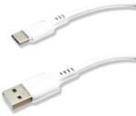mobilNET töltő és adatkábel C típusú 3.1A, 50cm, fehér, Eco csomagolás