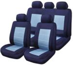 Ro Group Huse Scaune Auto Rover 827 - RoGroup Blue Jeans, cu fermoare pentru bancheta rabatabila, 9 Bucati