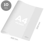 JUNIOR A4-es PVC jegyzetfüzetborító 432x304 mm, vastag 120 mikron / átlátszó (10 db-os csomag)
