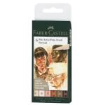 Faber-Castell Művész filc készlet 6db-os FABER Pitt soft brush Portrait B 167167 (167167)