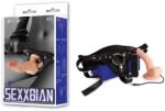 NMC Sexxbian 5" Vibrating Dong & Harness - vibriteszt