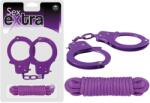 Nmc Sex Extra - Metal Cuffs & Love Rope Purple - vibriteszt