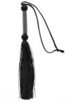 Guilty Pleasure GP Silicone Flogger Whip fekete korbács