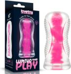 Lovetoy 6.0'' Lumino Play Masturbator - Pink Glow - vibriteszt