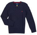 Ralph Lauren Pulóverek LS CABLE CN-TOPS-SWEATER Tengerész 2 éves