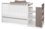 Lorelli Patut modular multifunctional, 5 confirgurari diferite, 190 x 72 cm, multi, white & coffee