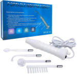 Edman Aparat Cosmetic Electroderm Edman, Tratamente Infrumusetare Biostimulare Faciala Lifting Profesional, 4 Capete Glow