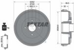TEXTAR Tambur frana TEXTAR 94049700 (94049700) - automobilus