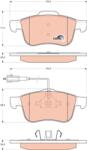 QWP set placute frana, frana disc QWP WBP955 (WBP955)