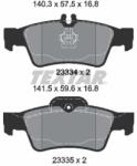 TEXTAR set placute frana, frana disc TEXTAR Q+ 2333403 (2333403)
