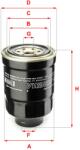 SOFIMA filtru combustibil SOFIMA S 1410 NR - automobilus