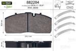 VALEO set placute frana, frana disc VALEO OPTIPACK 882284 (882284)