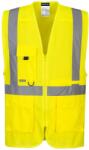 Portwest C357 - Hi-Vis Executive mellény tablet zsebbel, sárga (C357YERL) - munkavedelmed