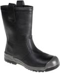 Portwest FW13 - Steel Action bőr Rigger csizma S1P SR, fekete (FW13BKR41) - munkavedelmed