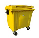  Szemetes konténer 1100 L sárga színben (16541)