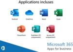 Microsoft Софтуер Microsoft 365 Apps for Business, абонамент за 1 година, до 1 потребителя, 5 устройства, английски/български, за Windows/MAC/Linux (FS-SOFT-MS-365-APPS-B)