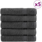 vidaXL Премиум хавлии SOLUND 25 бр антрацит 100x150 см 600 gsm (137167)