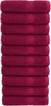 vidaXL Премиум кърпи за ръце SOLUND 10 бр бордо 50x100 см 600 gsm (137211)