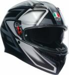 AGV K3 Compound Matt Black/Grey XL Casca (2118381001-008-XL)