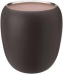 Stelton Stelton ORA váza, 22 cm, sötét por, rozsdamentes acél (SN1091)