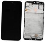 Samsung A156 Galaxy A15 5G/A155 Galaxy A15 4G, LCD kijelző érintőplexivel és előlapkerettel kis kijelzős változat), fekete OLED