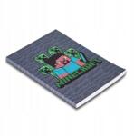 Mojang Minecraft vonalas füzet 100 oldalas A5 - szürke