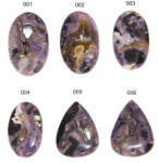  Cabochon Opal Fluorit Druzy - Tiffany Stone Mineral Natural - Oval - Picatura - 36-47 x 22-27 x 5-6 mm - 1 Buc