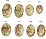  Pandantiv/Cabochon Septaria cu Gaura - Minerala Naturala - Oval - Dreptunghi - Picatura - 18-43 x 18-28 x 4-7 mm - 1 Buc